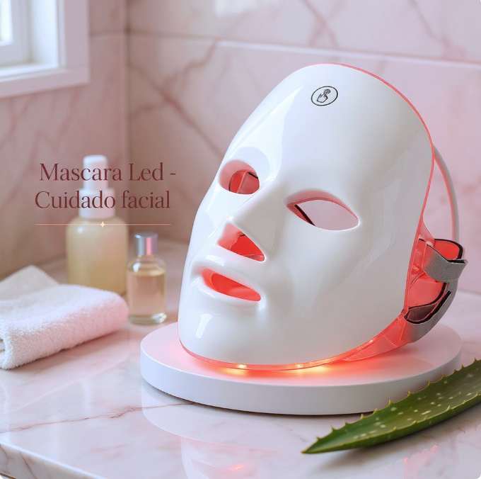 Máscara Led + 4 Mascarillas Bio-Colágeno GRATIS